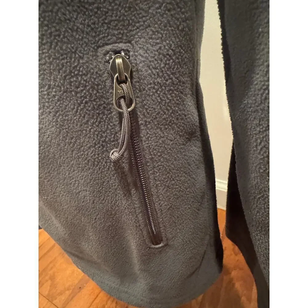The North Face Gray Fleece Zipper Jacket - Size Medium